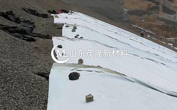 《銀西項目》排水板、復合土工膜施工